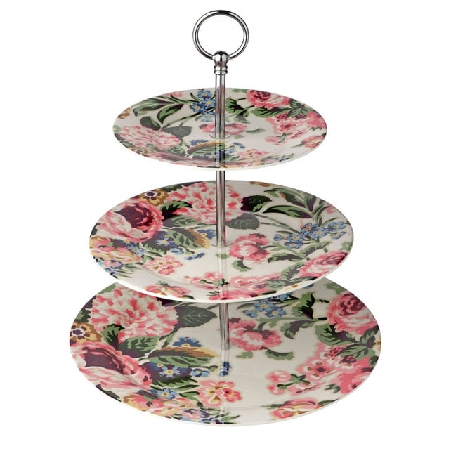Marks & Spencer three tier floral cake stand, €20. Available to order online and in select stores.