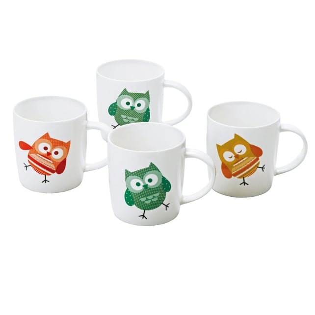 Set of four owl mugs, €9.99, available online or in store from Argos.