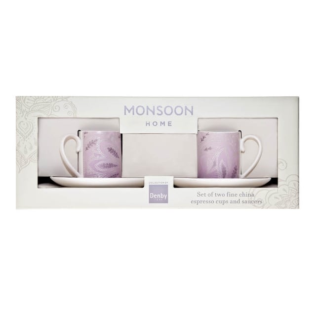 Denby Monsoon espresso set, €37.50, available from Clerys Dublin.