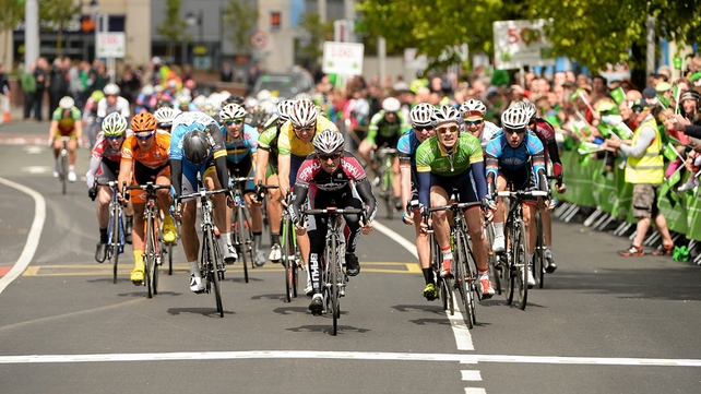 Once again the stage came down to a sprint finish...