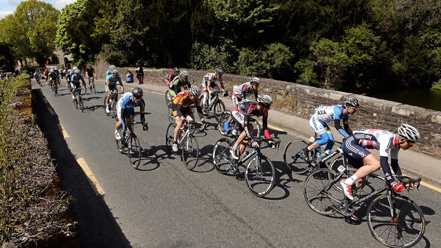 Castlecomer in Kilkenny was also on the route.