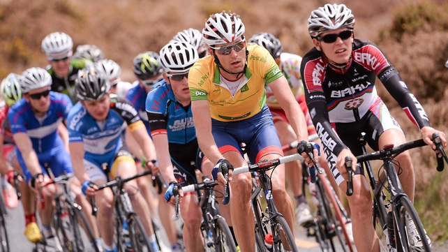 Leader Marcin Bialoblocki kept a close eye on his rivals