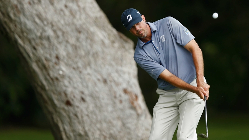 Matt Kuchar holds a share of the lead at the The Barclays
