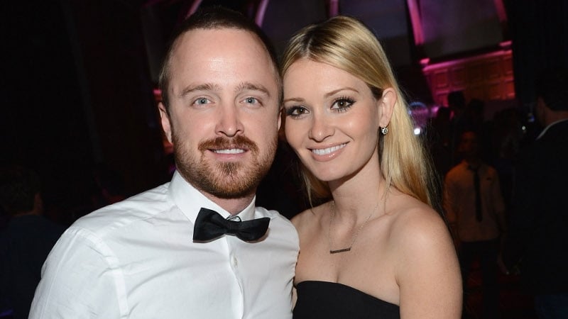 Aaron Paul and wife Lauren Parsekian