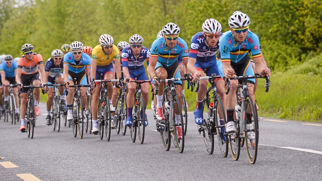 It was a tightly controlled bunch during the early stages of the stage.