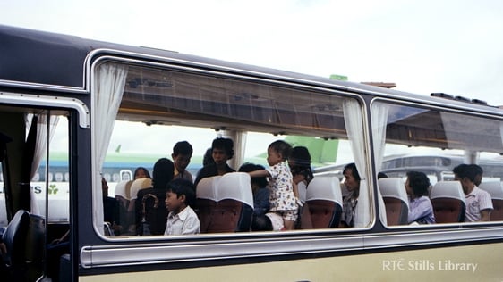 Vietnamese Boat People arrive at Dublin Airport (1979)