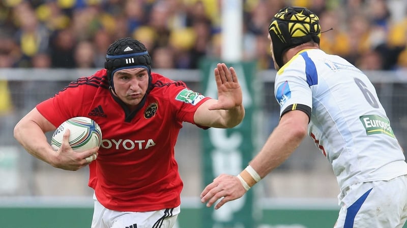 Tommy O'Donnell in action against Clermont Auvergne