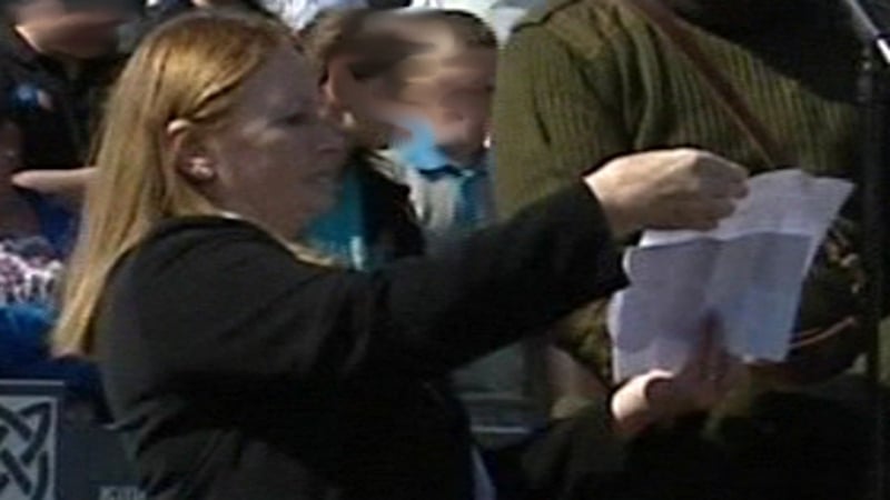 Chuir dlíadóir Marian Price ráiteas ar fáil ag séanadh na líomhna.