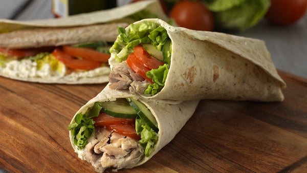 Crunchy Mackerel Wraps