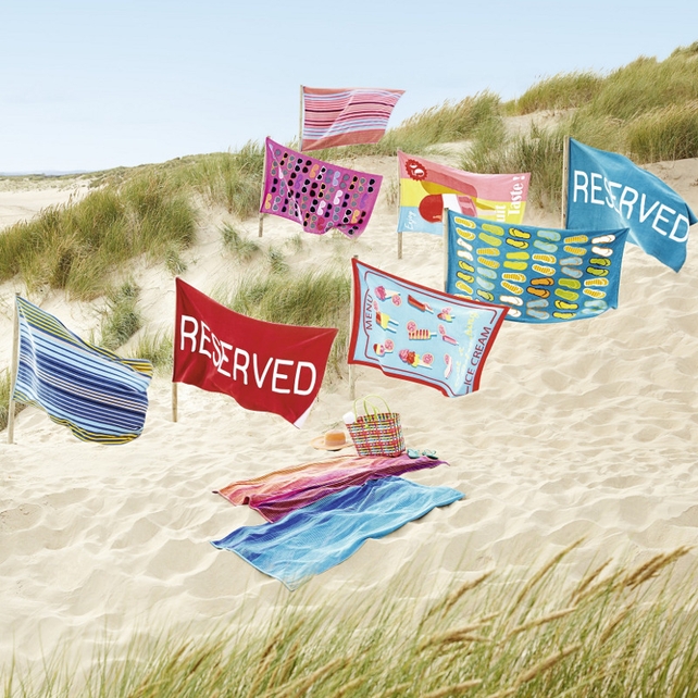 Selection of beach towels, available in store or online from Debenhams. Prices vary.
