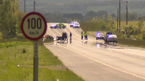 The N78 between Athy and Ballytore is closed