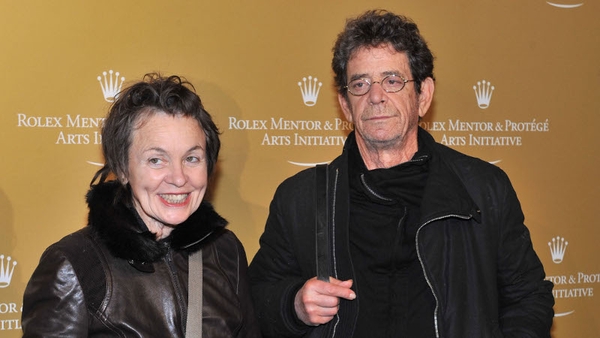 Lou Reed with wife Laurie Anderson