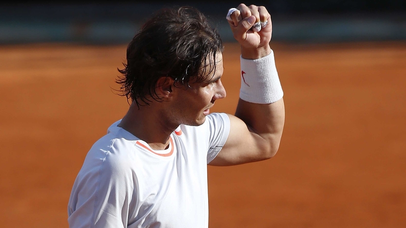 Rafael Nadal won in two hours 45 minutes