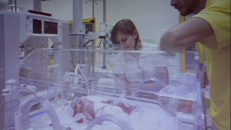 The newborn babies were immediately placed in the neonatal intensive care unit