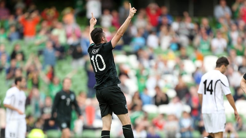 Robbie Keane scored his 55th and 56th international goals; he also equalled Shay Given's 125-cap record