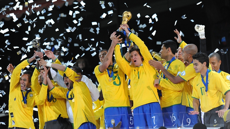 Brazil lifted the Confederations Cup in 2013