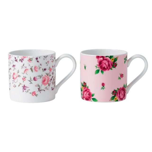 Royal Albert tea mugs, €23.50, available from Debenhams.