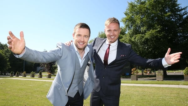 Aidan Power and Nicky Byrne