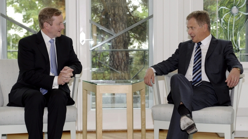 Taoiseach Enda Kenny met Finnish President Sauli Niinisto
