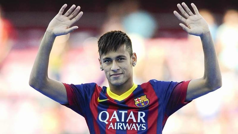Neymar joined Barcelona in a big money move last Monday