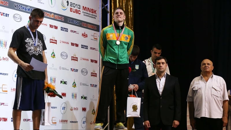 Hugh was there to see Jason Quigley (pictured) and John Joe Nevin win gold