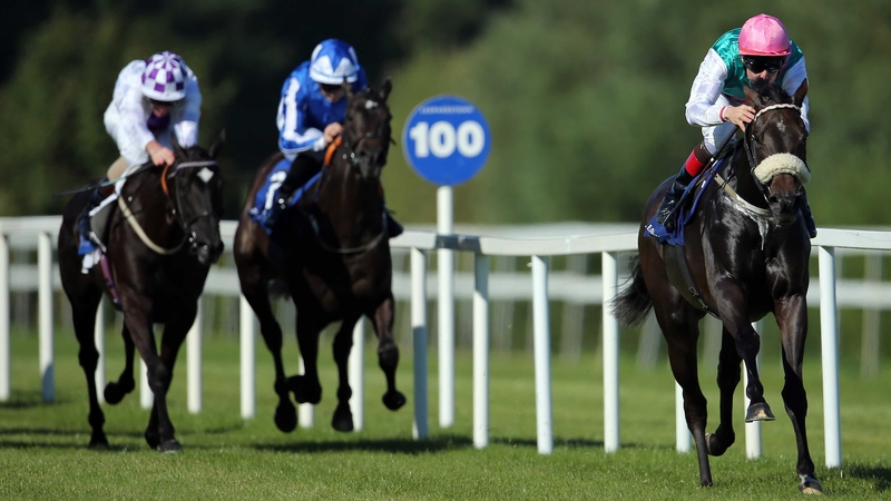 Big Break (r) is on course for the day four feature at the Royal meeting