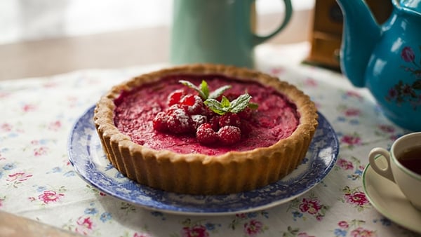 Raspberry Goddess Pie