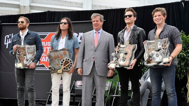 Kings of Leon were inspired by John Travolta's album Mechanical Bull