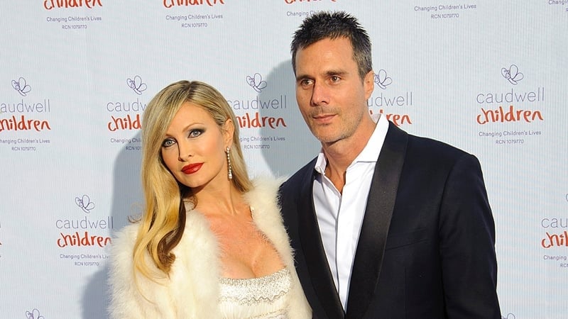 Caprice and partner Ty Comfort