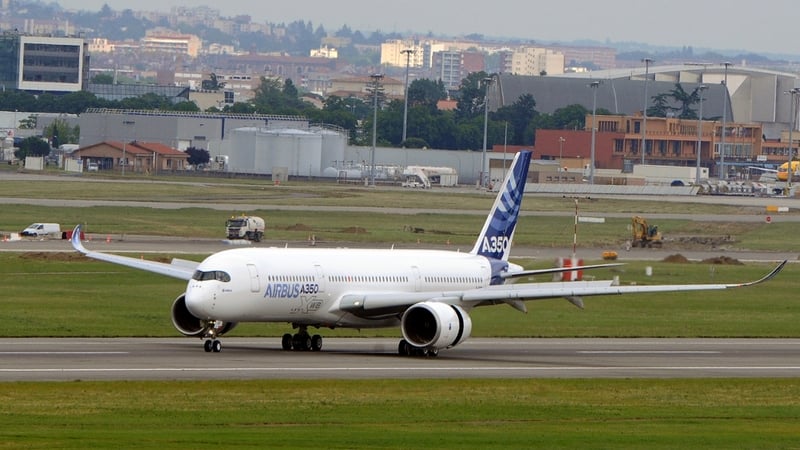 Airbus' shares were down around 3% in early trading.