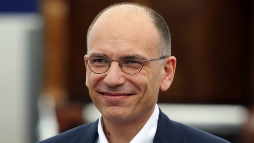 Enrico Letta said he would tender his resignation to Italian President Giorgio Napolitano