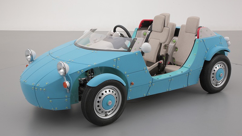 A sporty, open-top family-oriented concept