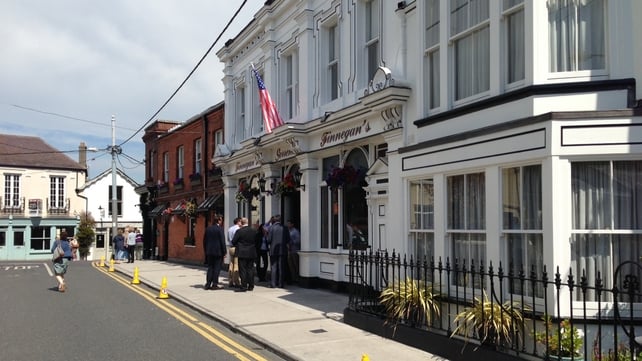 The village of Dalkey prepares for the arrival of the Obamas (Pic: Sinéad Hussey)