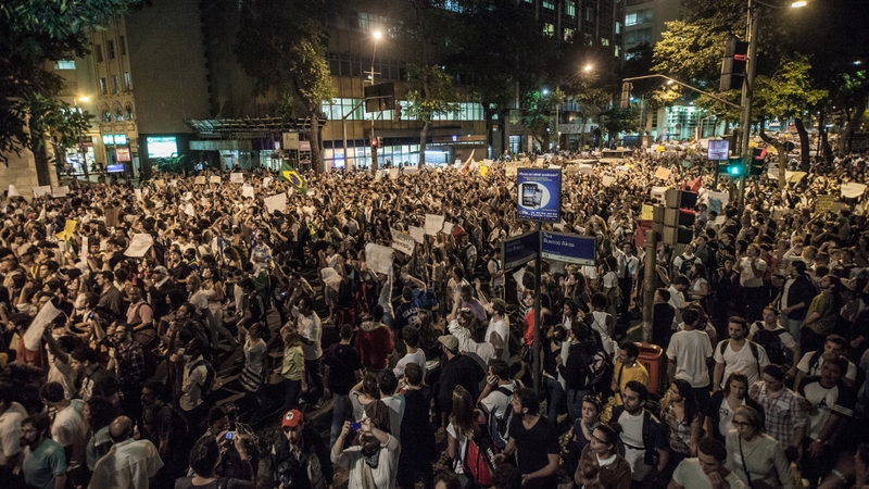 Protests were due to anger over police violence and poor public services