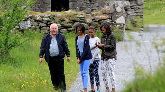 The tour was a relaxed affair in the sunshine