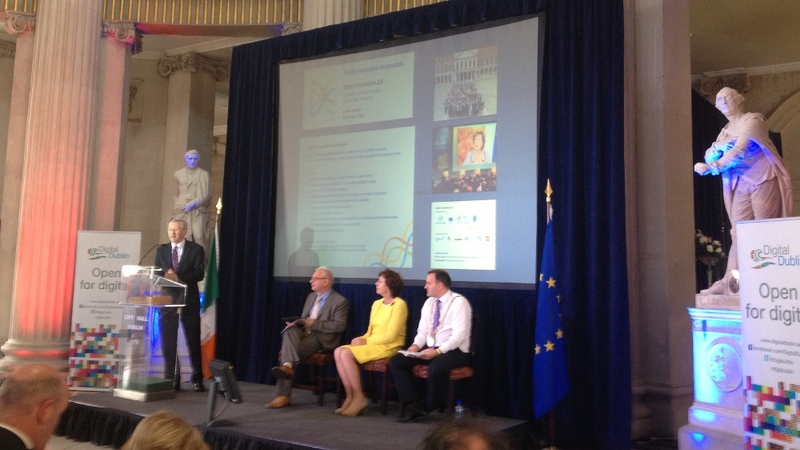 Intel's Martin Curley speaks at the launch of the Dublin Digital Masterplan