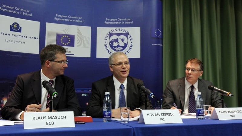 Craig Beaumont (right) said he did not expect a need for capital injections after stress tests next year