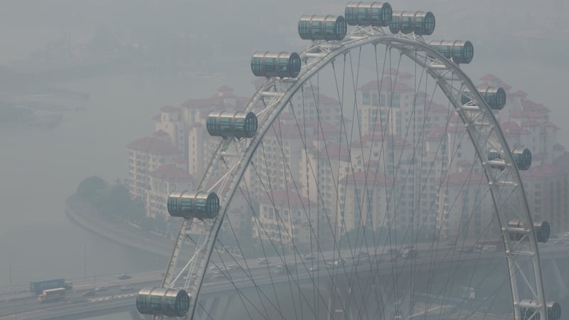 Singapore's pollution index has soared to record highs