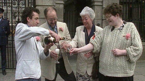 Members of the Gay and Lesbian Community celebrate decriminalisation.