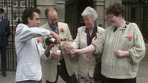 Members of the Gay and Lesbian Community celebrate decriminalisation.