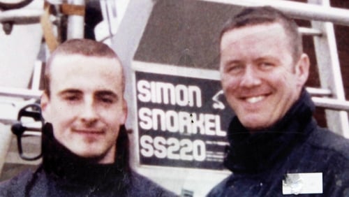 Firefighters Mark O'Shaughnessy (left) and Brian Murray and died fighting a fire in 2007 (Pic: Press Association)