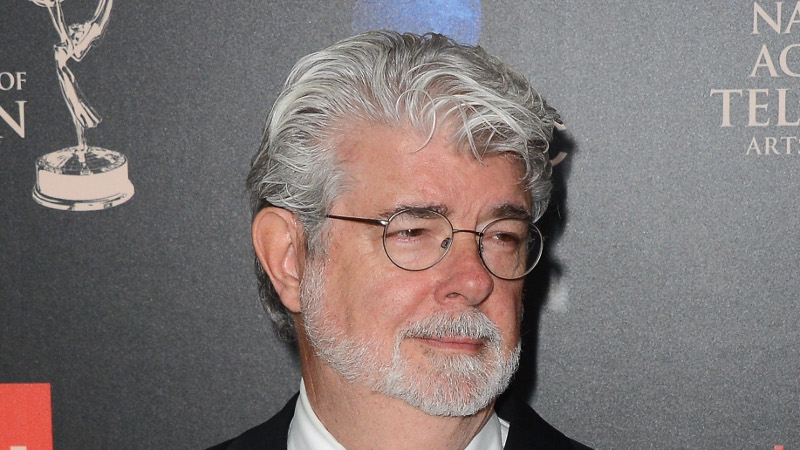 George Lucas wed his girlfriend of seven years over the weekend