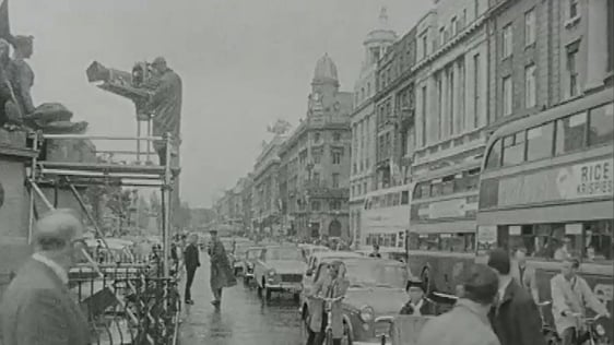 Preparations for JFK's Visit, O'Connell Street, Dublin, 25 June 1963