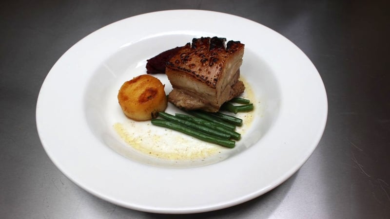 Lusk Cider Glazed Belly of Pork: MasterChef