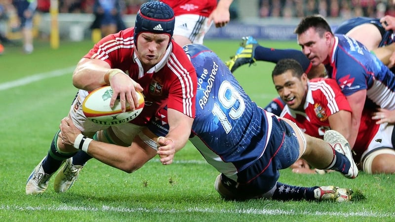 Sean O'Brien was among the tries for the tourists