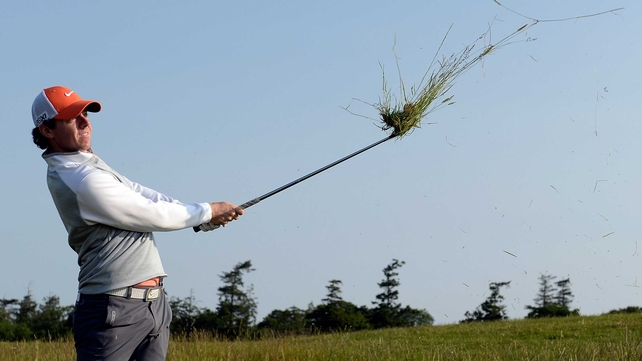 Rory McIlroy during the pro-am event prior to the Irish Open at Carton House Golf Club