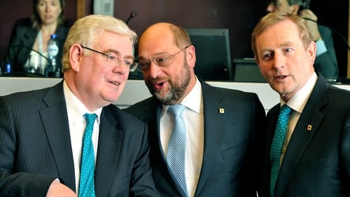 The meeting came ahead of a summit that will draw to a close the Irish presidency of the EU