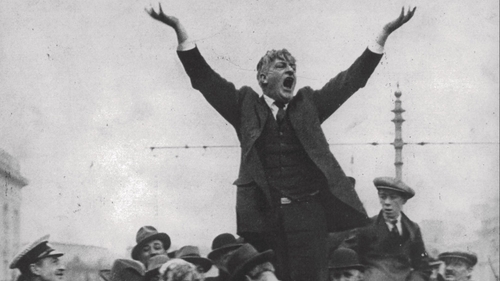 Jim Larkin in 1923. Photo: RTÉ Stills Library