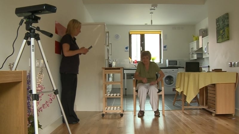 Sensors are being placed in the homes of the participants to track movement and sleeping patterns