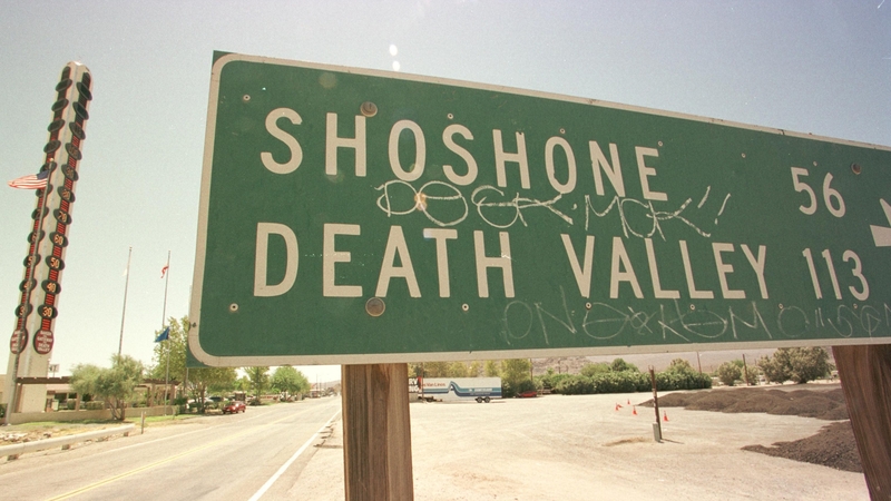 Temperatures in Death Valley were expected to go as high as 54C